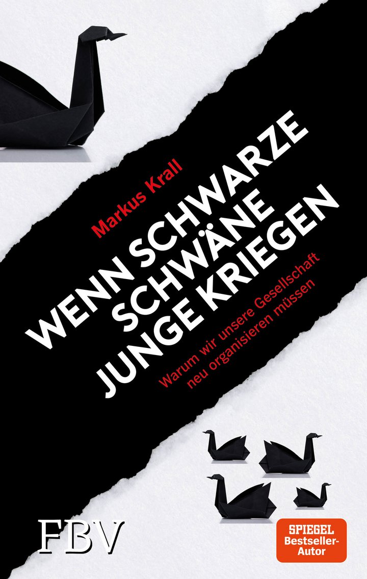 Markus Krall (2019): Wenn schwarze Schwäne Junge kriegen: Warum wir unsere Gesellschaft neu organisieren müssen, 3. Auflage, 336 Seiten, FinanzBuch Verlag, München 2019, ISBN-13: 978-3959721516