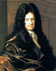 Gottfried Wilhelm Freiherr von Leibniz (* 1. Juli 1646 in Leipzig; † 14. November 1716 in Hannover)