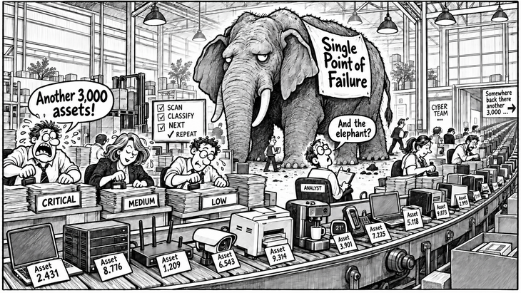 Where, exactly, is the elephant in the asset register? Can't see the elephant for all the assets Where, exactly, is the elephant in the asset register? Can't see the elephant for all the assets
