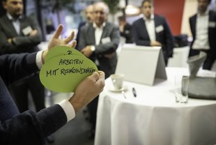 Diskussionen während der Workshops