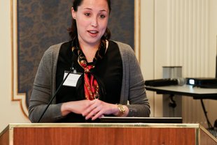 Magdalena Ignatowski, Johann Wolfgang Goethe-Universität, präsentierte die Studienergebnisse zum Thema "Effects of Tightening Bank Resolution Regimes on Bank Risk-Taking – Evidence from US and European Banks” und suchte in diesem Kontext eine...