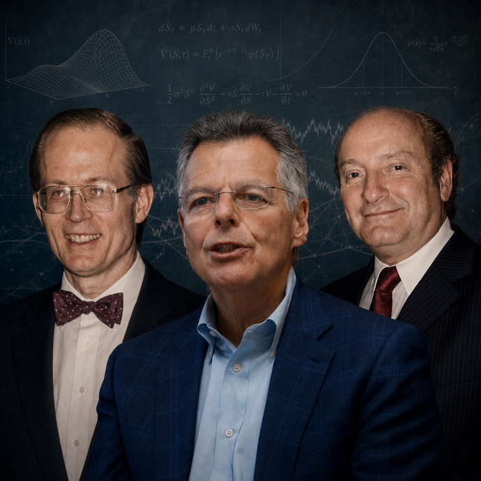 Fischer Black, Myron Scholes und Robert C. Merton: Wie Optionen berechenbar wurden