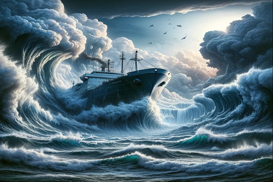 Mittelstand in schwerer See