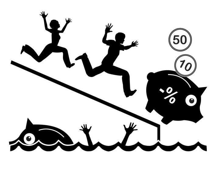 Nullzins-Drama und Risiken