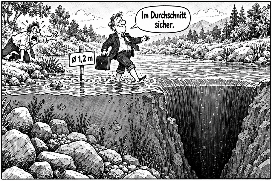 Im Durchschnitt sicher
