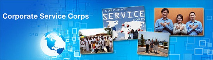 Bei IBM wird soziales Engagement groß geschrieben: So begleitet das 2008 ins Leben gerufenen IBM Corporate-Service-Corps-Programm Projekte in 34 Ländern weltweit [Bildquelle: IBM]