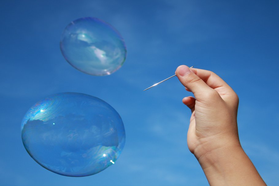 Die Angst vor einer Blase geht um