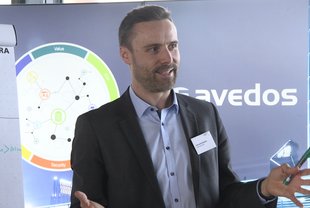 Samuel Brandstätter (avedos) beim Workshop "Supply Chain Risk Management"