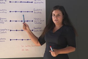 Claudia Howe (Alyne) beim Workshop: IDW PS 340 - Risikotragfähigkeit, Risikoaggregation leicht gemacht ...