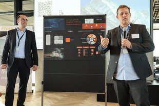 Tim-Benjamin Bohmfalk (calpana) und Stefan Koppold (TRATON)