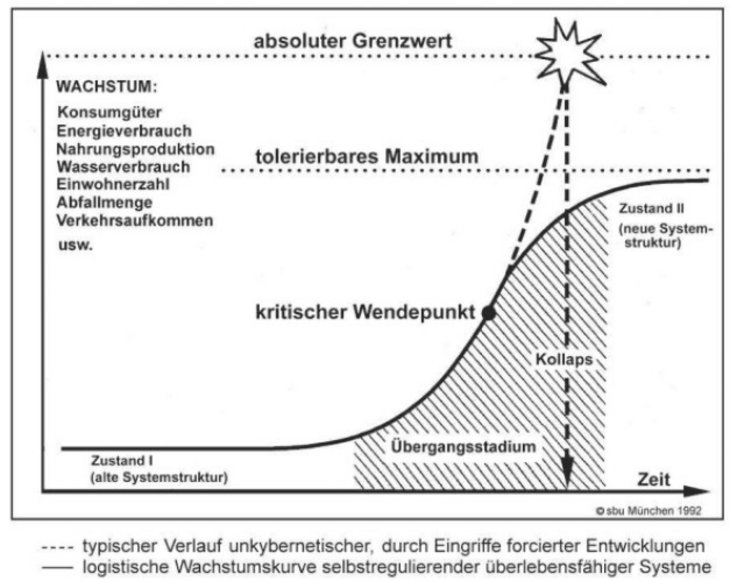 Abbildung 10: s-förmiges Wachstum [Quelle: Vester 2011]