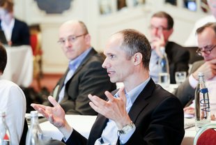 Bernd Loewen, Mitglied des Vorstand und Chief Risk Officer der KfW Bankengruppe sowie Mitglied des Vorstands der Gesellschaft für Risikomanagement und Regulierung e. V., hielt einen Key-Note-Vortrag zum Thema "FIRM-PPP: past – present –...