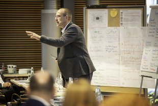 Frank Romeike moderierte den RiskNET Summit 2019