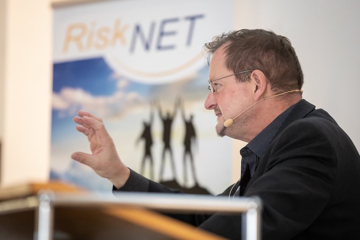 Jürgen Döllner [Hasso-Plattner-Institut] auf dem RiskNET Summit 2019: "Mit Big Data und Analytics können wir viele Unternehmensprozesse neu aufziehen"