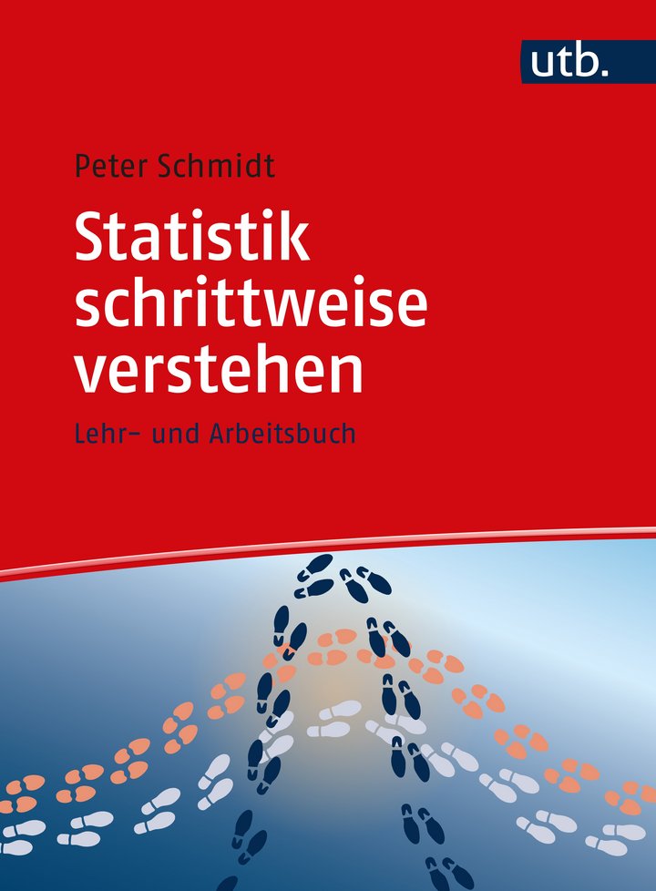 Peter Schmidt (2019): Statistik schrittweise verstehen, Lehr- und Arbeitsbuch, UVK Verlag, 185 Seiten, München 2019, ISBN 978-3-8252-8561-6