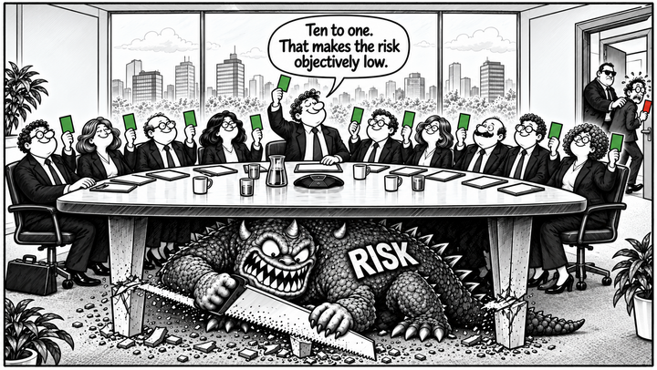 All experts agree: Groupthink in Risk Management
