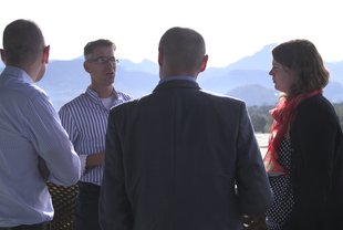 Viel frische Luft mit Alpenpanorama ...