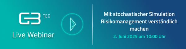 Webinar: Mit stochastischer Simulation Risikomanagement verständlich machen