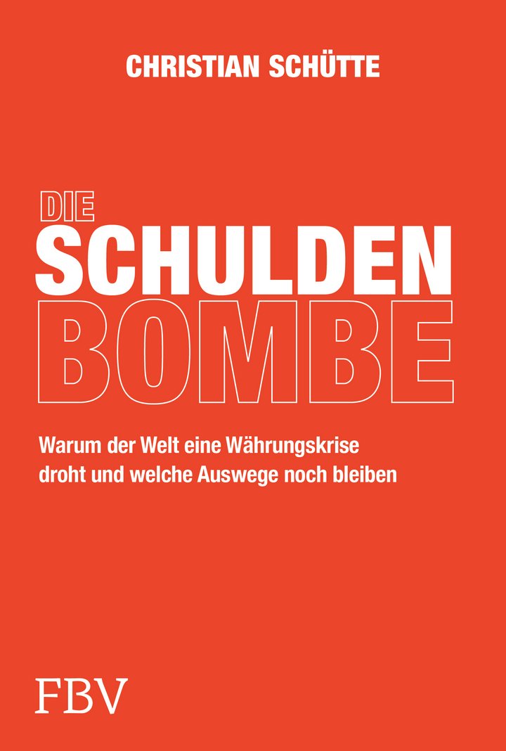 Christian Schütte (2025): Die Schuldenbombe - Warum der Welt eine Währungskrise droht und welche Auswege noch bleiben, FinanzbuchVerlag, München 2025, ISBN: 978-3-95972-836-2