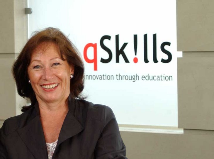 Birgit Jacobs ist Mitglied der Geschäftsführung bei qSkills