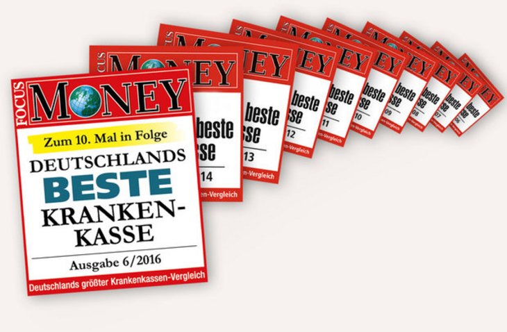 Abb. 04: Zum zehnten Mal in Folge hat Focus-Money die TK zu Deutschlands bester Krankenkasse gekürt. Die Techniker Krankenkasse ist und bleibt Deutschlands beste Krankenkasse [Bildquelle: Techniker Krankenkasse]