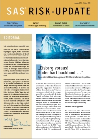 Weitere Infos unter www.sas.de/risk-update Weitere Infos unter www.sas.de/risk-update
