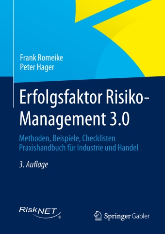 Frank Romeike/ Peter Hager: Erfolgsfaktor Risiko-Management 3.0: Methoden, Beispiele, Checklisten Praxishandbuch für Industrie und Handel, 3., vollständig überarbeitete und erweiterte Auflage, Springer Gabler Verlag, Wiesbaden 2013, 527 Seiten, 84,99 Euro, ISBN 978-3-8349-3339-3.