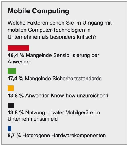 Abbildung: Mobile Computing [Quelle: RiskNET GmbH, n = 159]