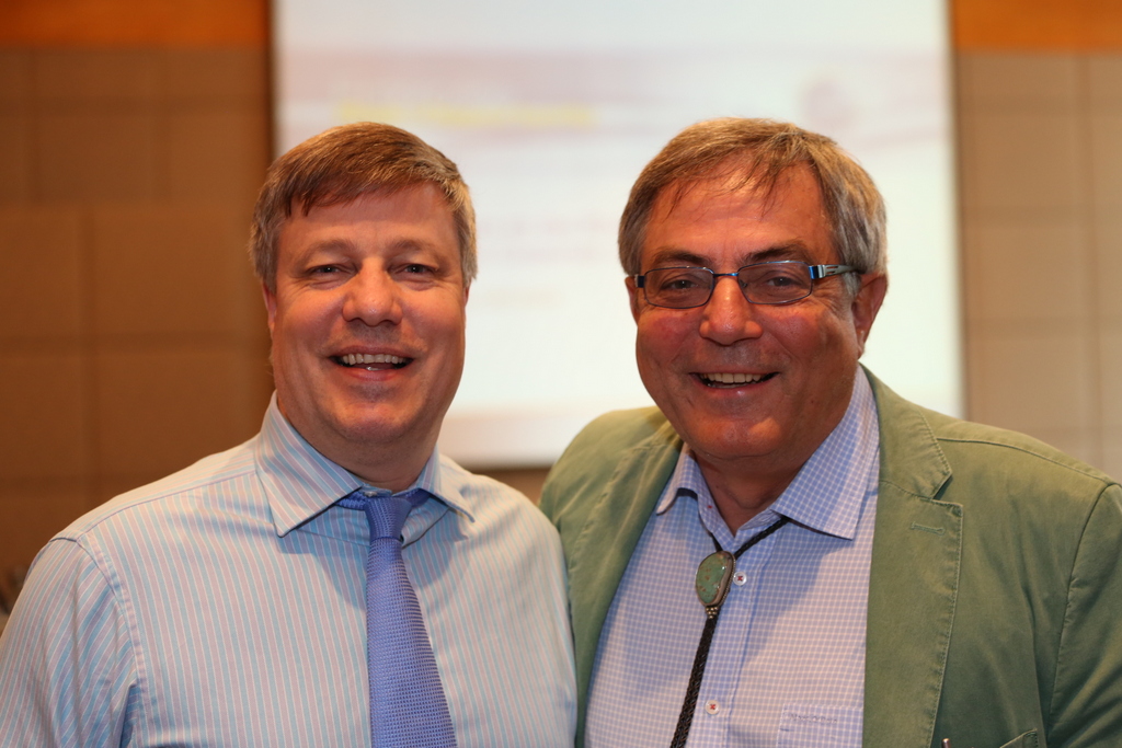 Tom Wilson (Chief Risk Officer der Allianz) und Wolgang Hartmann (Vorsitzender des Vorstands bei FIRM)