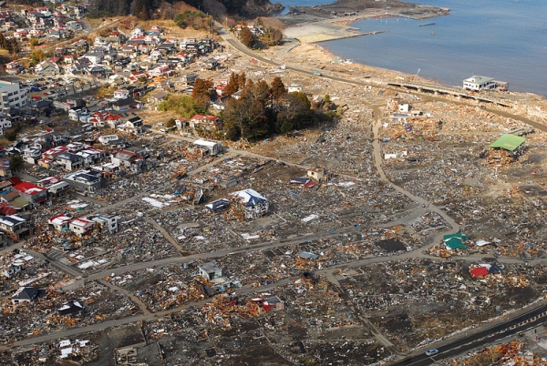 Tsunamischäden in Sukuiso, Präfektur Iwate [Quelle: Wikipedia]