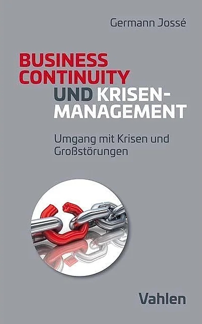 Germann Jossé (2020): Krisenmanagement und Business Continuity – Umgang mit Krisen und Großstörungen, 108 Seiten, Vahlen Verlag, München 2020, ISBN 978-3-8006-6426-9.