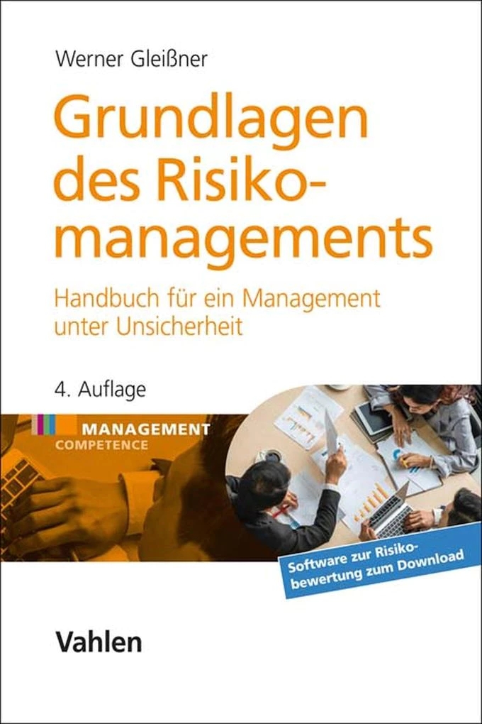 Werner Gleißner (2022): Grundlagen des Risikomanagements im Unternehmen – Handbuch für ein Management unter Unsicherheit, 4. Auflage, 786 Seiten, Vahlen Verlag, München 2022, ISBN: 978-3-8006-6782-6 