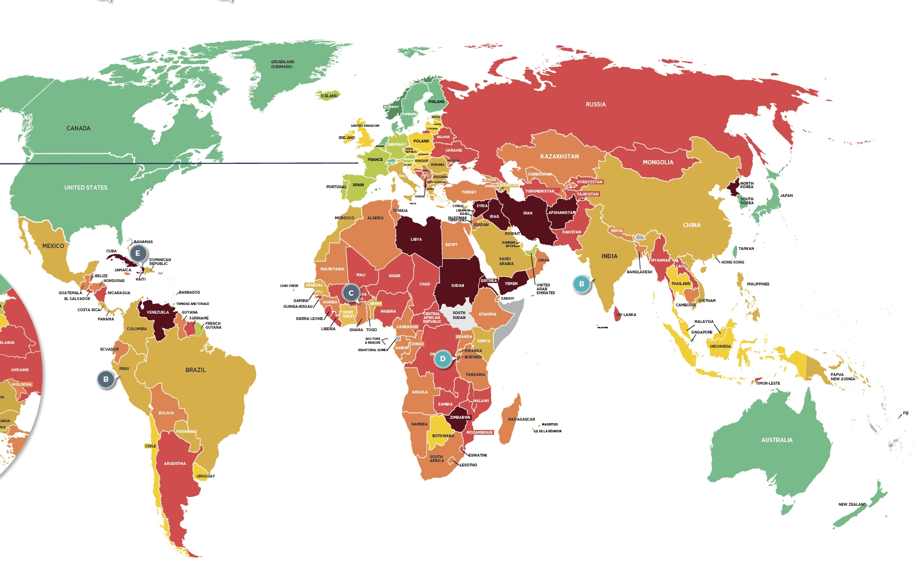Multidimensionale Krisenszenarien treiben Länderrisiken
