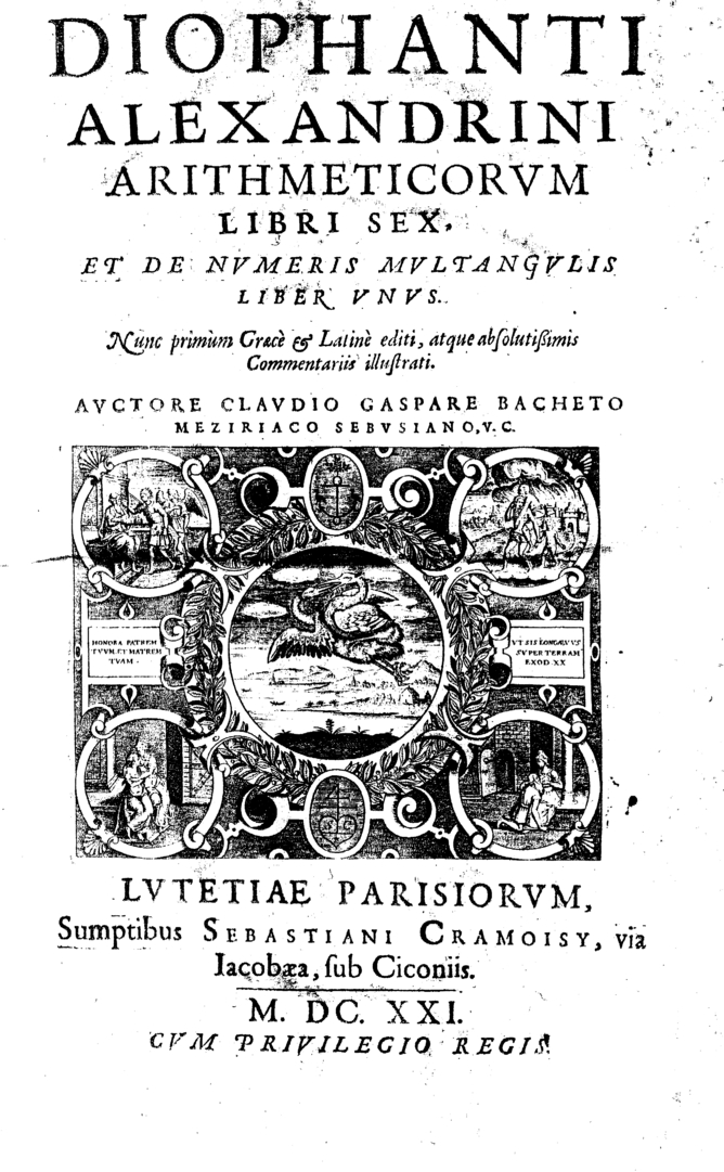 Titelbild der 1621 verlegten Arithmetika