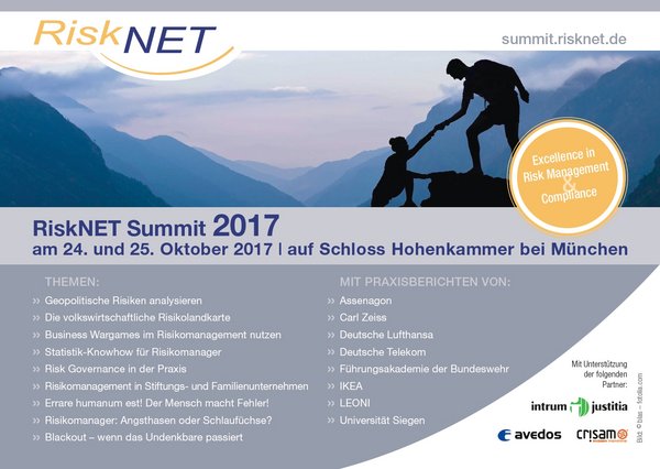 RiskNET Summit 2017, 24.-25. Oktober 2017